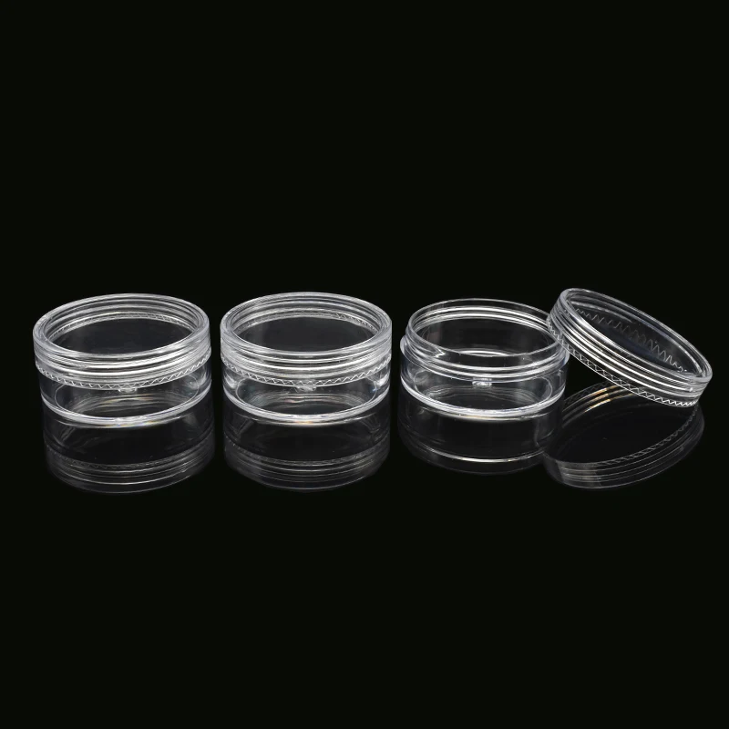free sample plastic cosmetic traveling packing pots 20g 30g 40g 50g plastic cream jar hair wax container