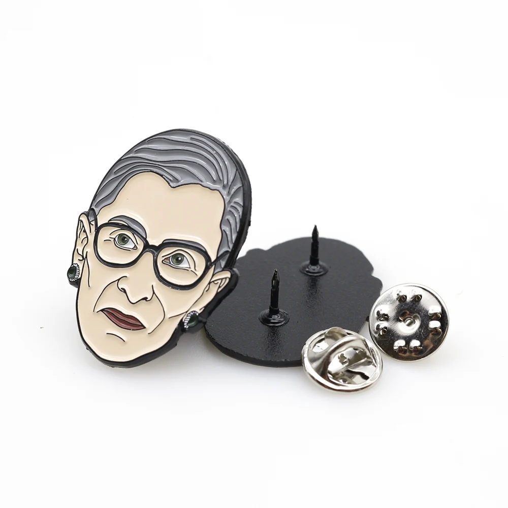 Custom Enamel Pin TV Show Metal Glitter Dome Epoxy Resin Lapel Pin Badge