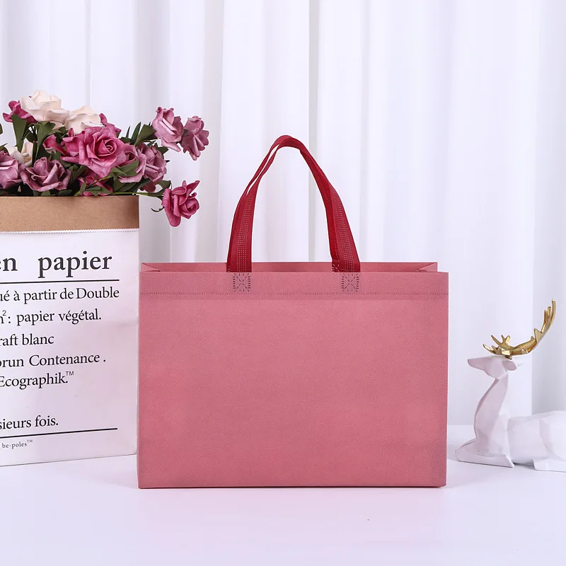 Wholesale Cheap Laminated Recycle Reusable Supermarket Grocery PP Polypropylene Fabric Tote Shopping Non Woven Bags