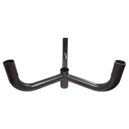 
90O Quad Bullhorn With Four Vertical Tenon For Three Parking Lot Street light, flood, LED shoebox mounting 
