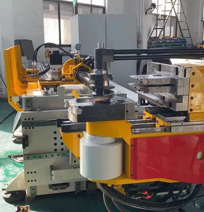 DW63CNC 5A3S exhaust pipe and tube Muffler Mandrel Tube Bender CNC Pipe Bending Machine