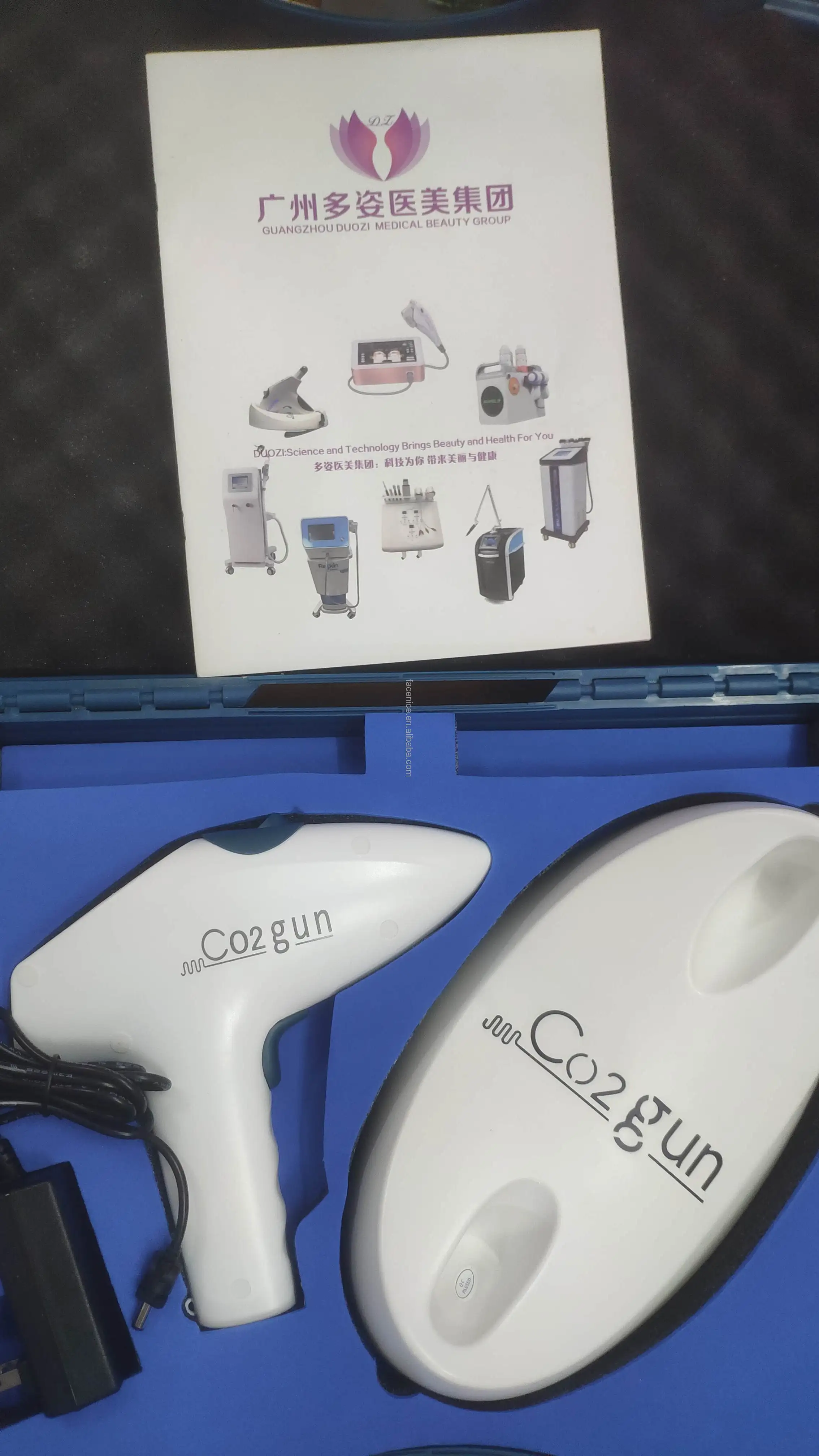 Duozi Factory   CO2 gun gas therapy cryo lift cartridge whiten wrinkle serums no needle mesotheapy  gun CO2 Meso beauty gun