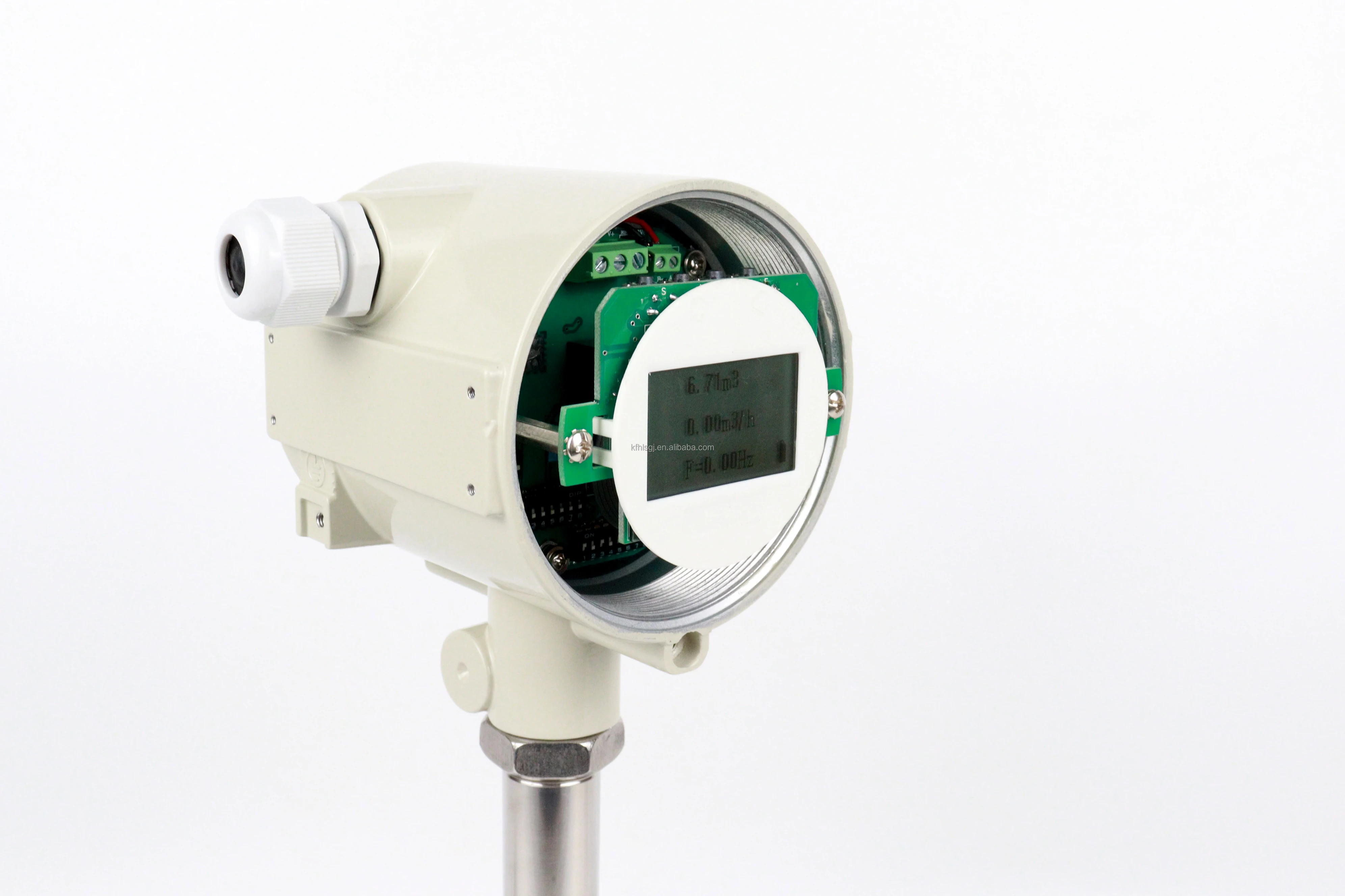 Kaifeng Original LUGB Gas Water Digital Meter Sensor Steam Compressed Air Methanol Liquid Argon Vortex Flowmeter