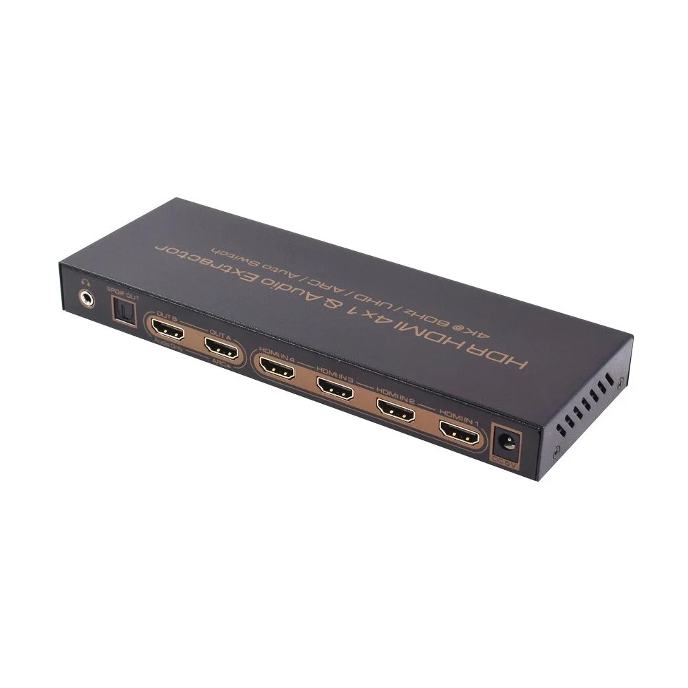  HDSW0029M1 Wholesaler Price 5 Prot 4K HDR HDMI Switch CEC 4x1 Video Switcher For