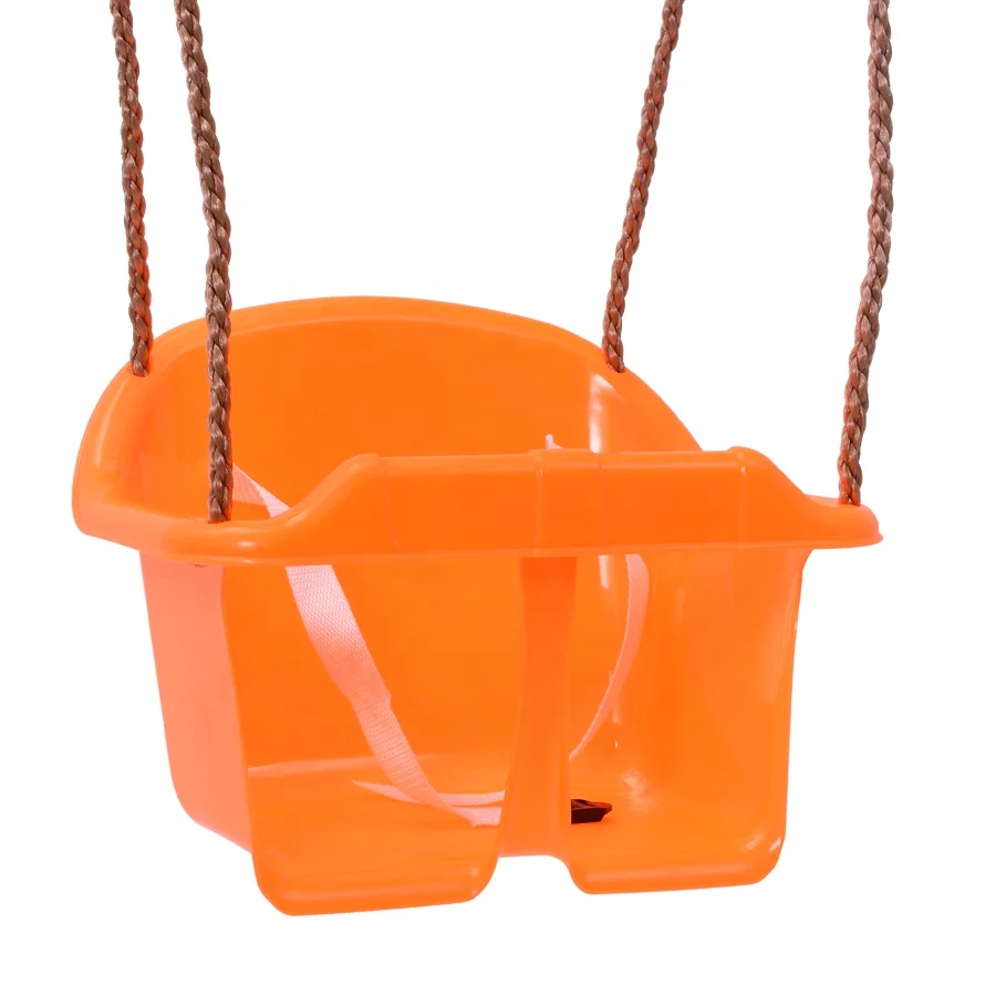 Brand TLSWING indoor best portable orange low back baby swings on sale