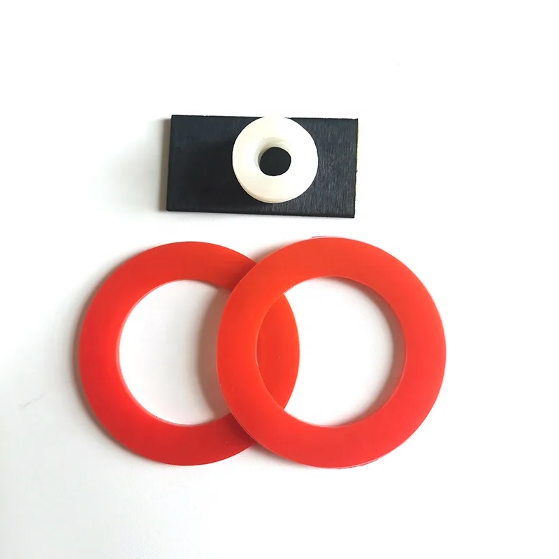 OEM ODM Rubber Round Flat Gasket Oring Rectangular Spacer Silicon Flat Washer Flange gaskets for screw shock absorbers