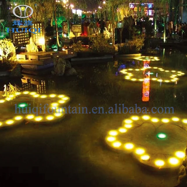 
HUIQI aquarium factory direct low price IP68 stainless steel underground light optional RGB 