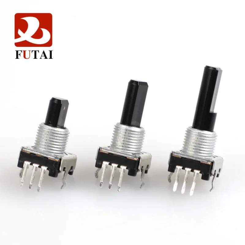 Горизонтальный кодировщик без переключателя EC12, поворотный кодировщик с изолированным валом, высококачественный и стабильный продукт, поддержка настройки