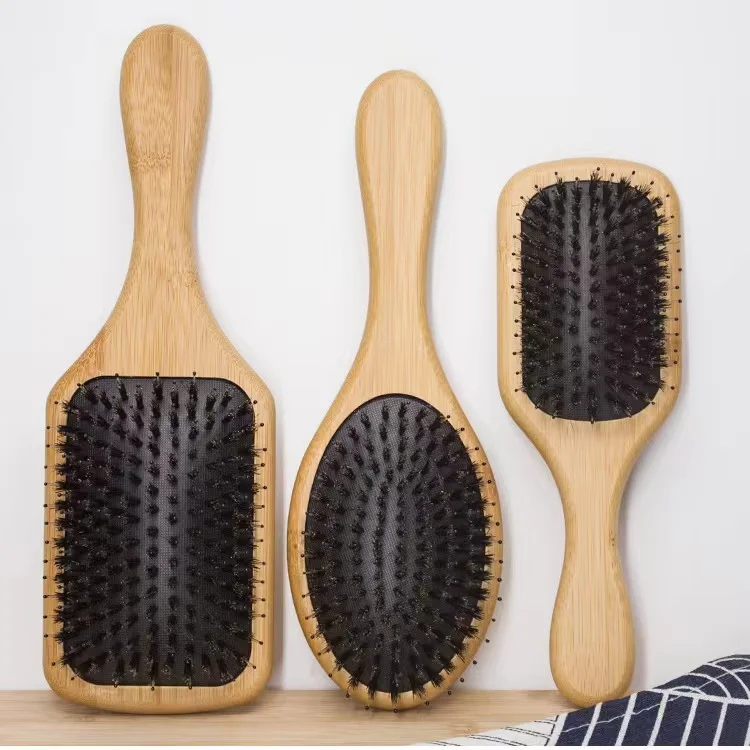 Air Cushion Comb Quality Wooden Color Large Board Comb Airbag Scalp Massage Comb