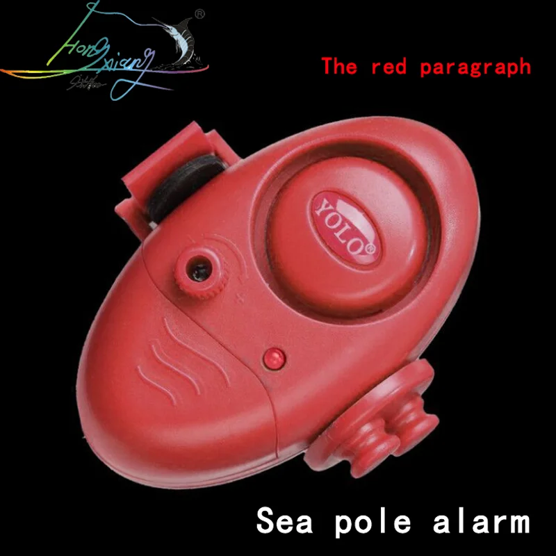 New Design 1pcs Electronic Bite Fishing Alarm LED Light Indicator Wireless Buffer Black Sound Alarm Carp Night Fishing