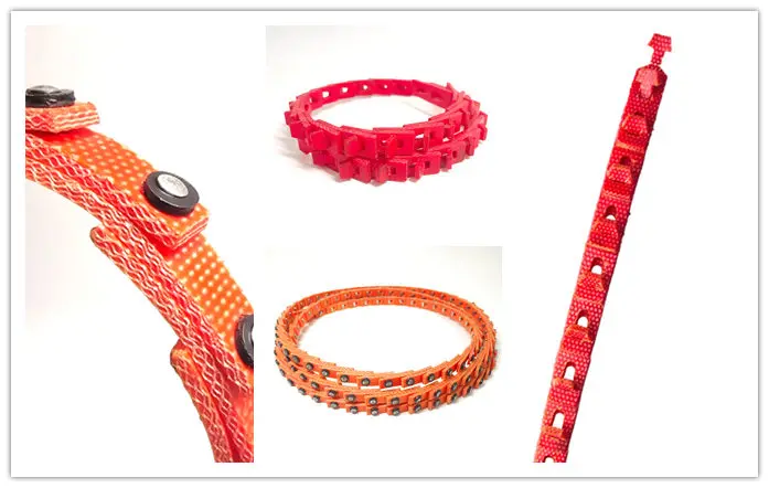 High Quality Adjustable Transmission PU Power Twist Link V Belt Customizable OEM Support