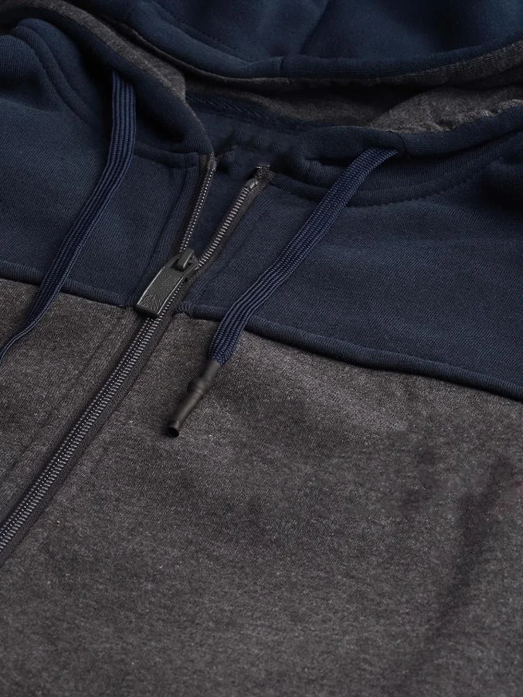 Custom  LOGO Men Grey & Blue  Basketball Tracksuits/Training Suit