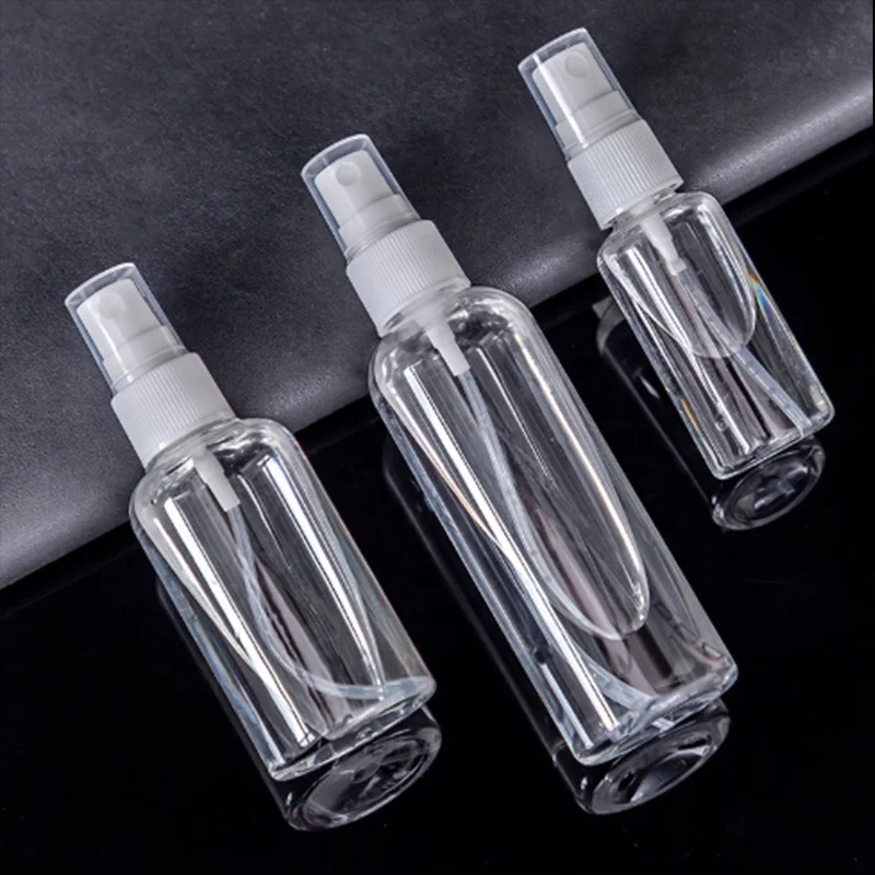 Recycled Small 10ml 20ml 50ml 100ml 200ml Empty PET Body Face Fine Mist Spray Bottle Plastic Bottles Spray