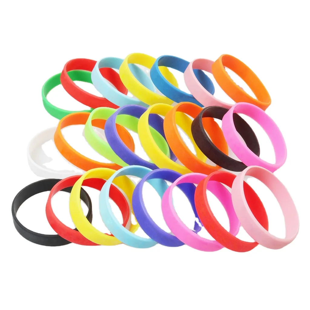 Silicone Bracelets Bulk Colored Inspirational Rubber Wristbands Unisex Accessories Teacher Home Office Party Favor Gifts Supplie