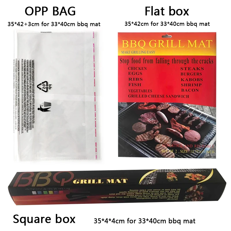 2022 Best Selling PTFE BBQ Grill Mat Cooking Mat Easy To Clean Non-Stick Reusable Oven Liner