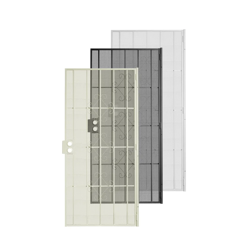 Strong durable commercial steel doors entrance door wrought iron steel doors