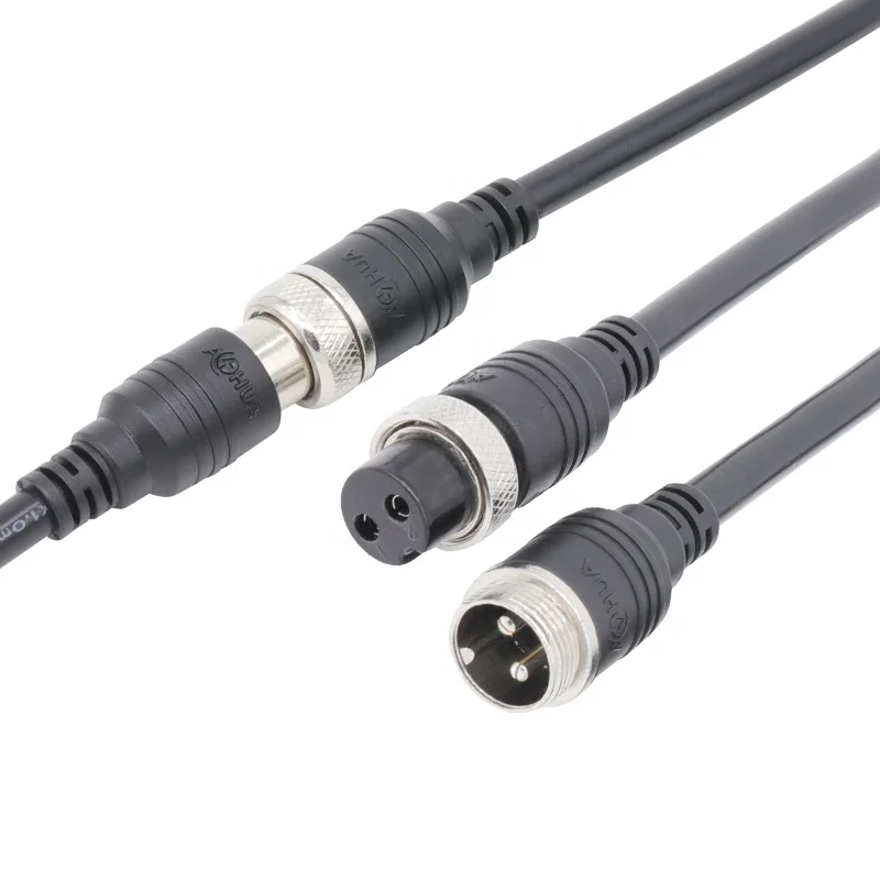 M16 2 Pin Aviation Plug and Socket Wire Connector 6A