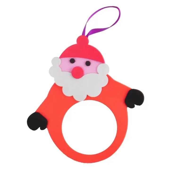 2019 DIY Craft Foam Christmas Photo Frame Kits for Holiday Picture Frame Gifts and Tree Decoration