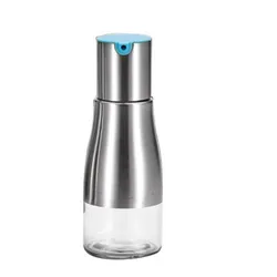 Stainless Steel Transparent Glass Oil And Vinegar Dispenser Bottle Set Spice Seasoning Condiment Bottle Bottle