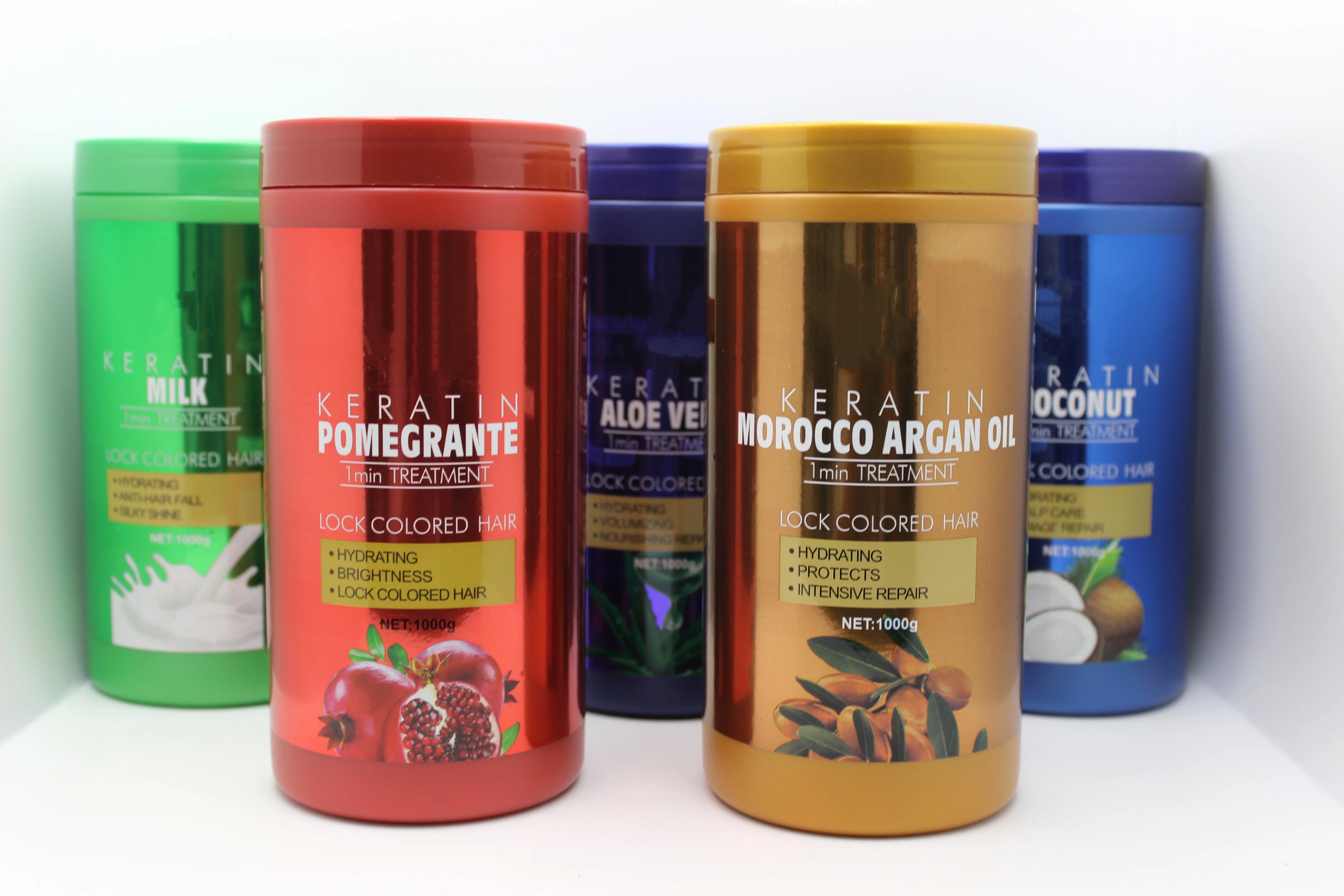 Natural Coconut Essence 1Minutes Hair treatment Quick Repair 1000ML Large capacity Keratin Hair mask