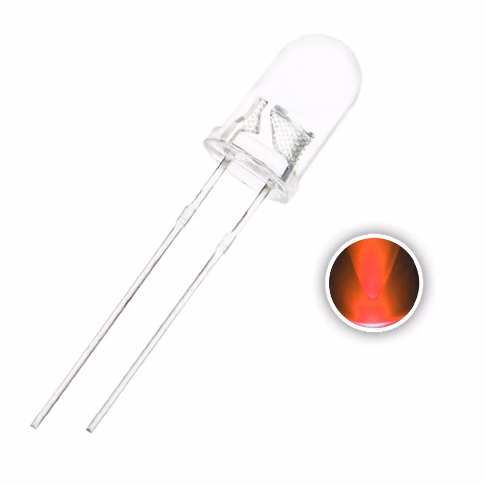 DIP 5mm Pink LED Diode Water Clear Lens Transparent 5 mm Light-Emitting Diode Light Free samples free sample