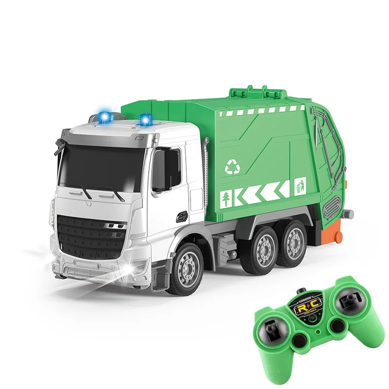 
RC Toy For Kids Remote Control Sanitation Truck Model City Purifier Team Series garbage trucks 