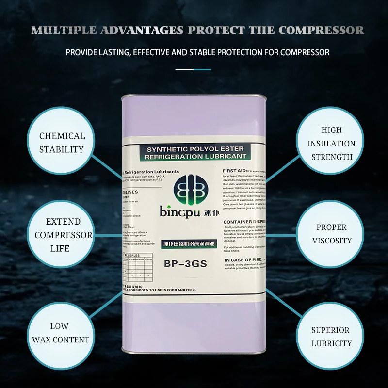 Cold storage freezing antirust lubricating refrigeration compressor oil in sale