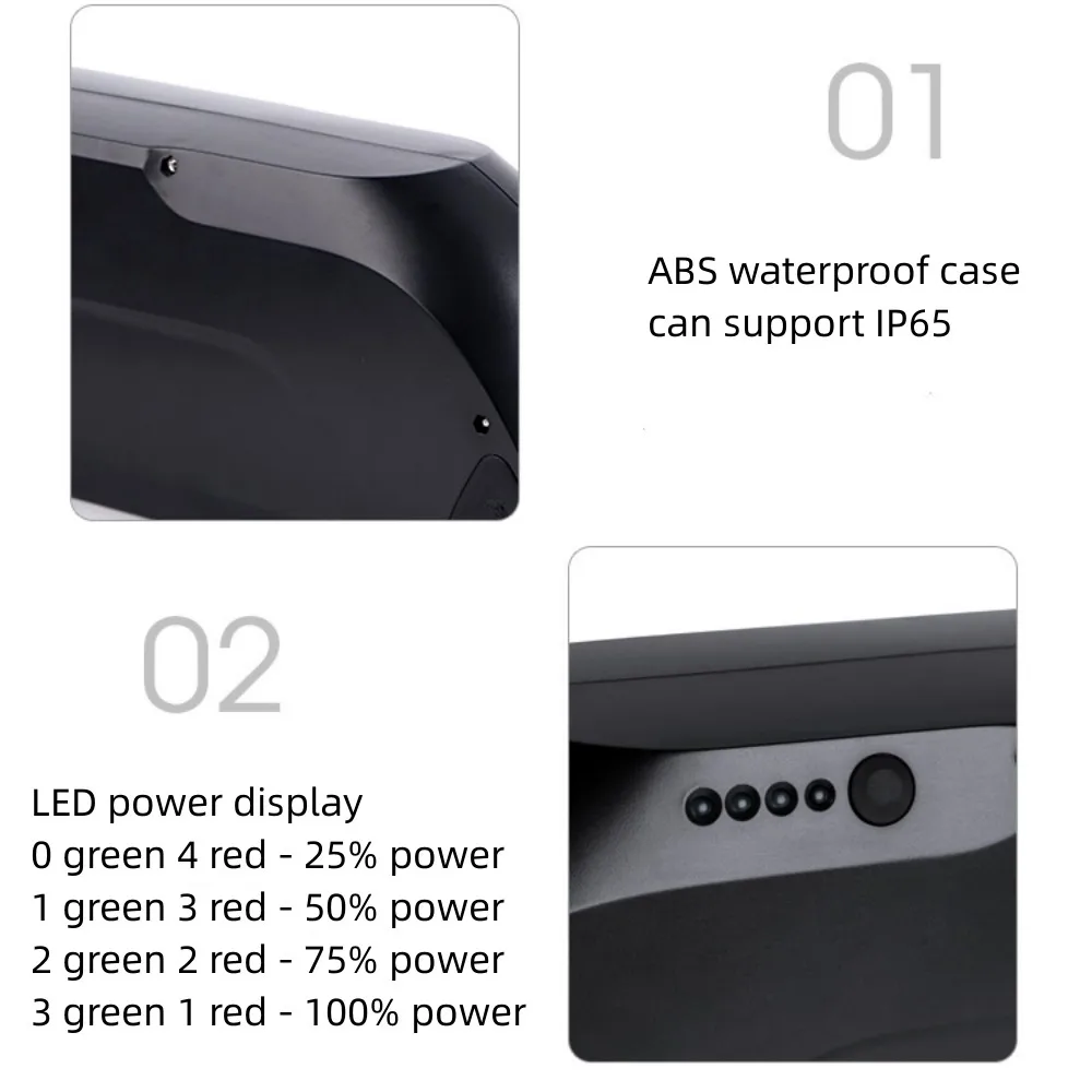 Tiger Shark Lithium ion Battery 48V 17Ah eBike Pack Scooter Battery for Kristall Lite ebike