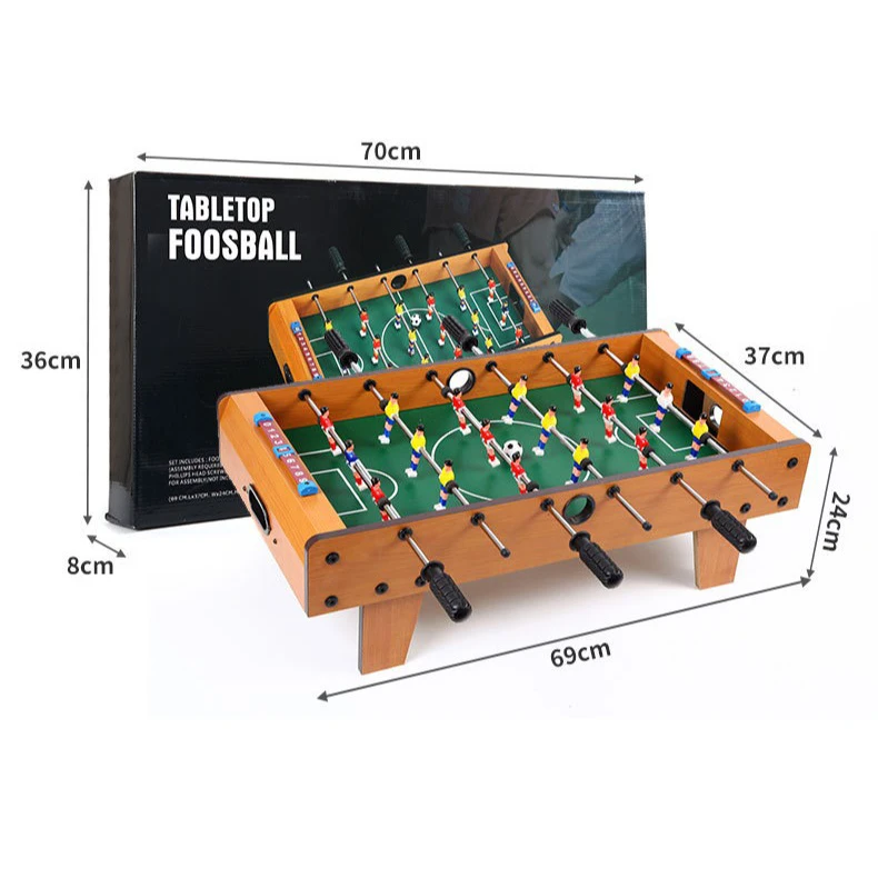 Family Party Oversized Six-Stick Foosball Table Games Entertainment Children Parent Toy Soccer Table Board Game