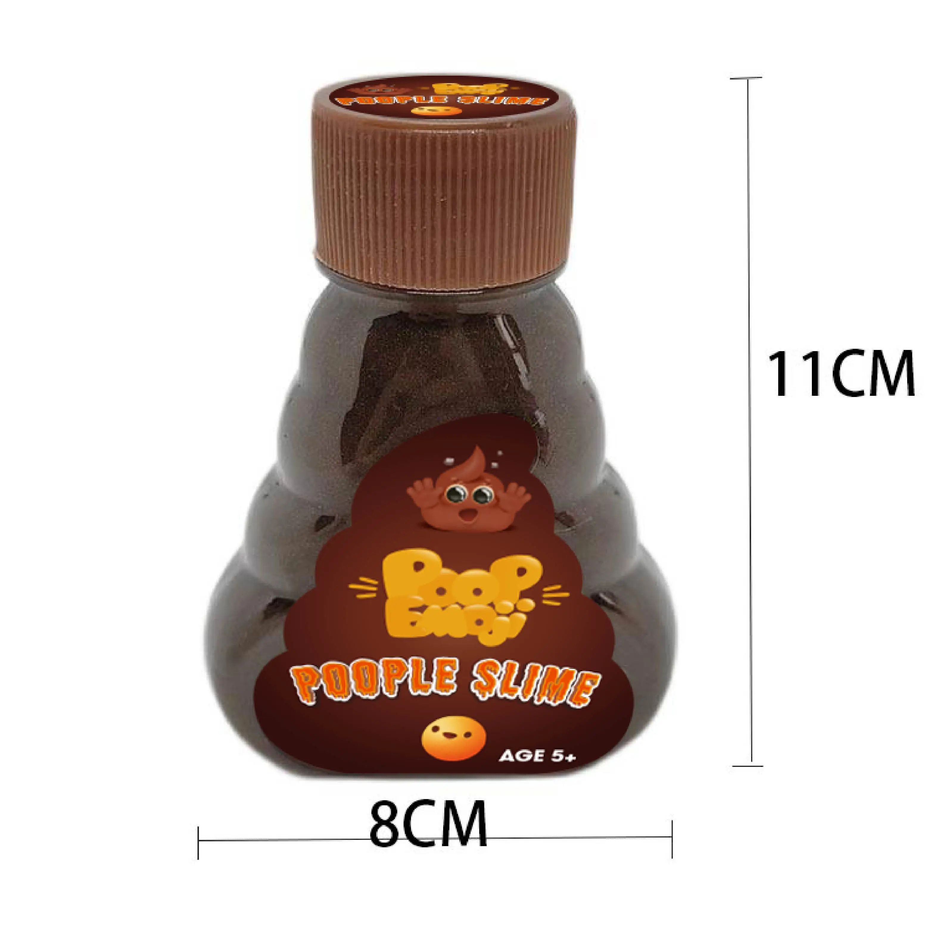 Slime Suppliers Eco Friendly  Poo Slime For Joking Funny Poop Super Cool Colorful Liquid Jelly Slime