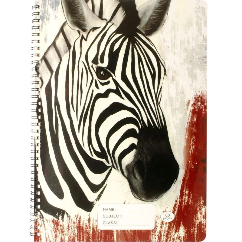 A4 zebra cuadernos espiral De chinos cuadernos escolares al por mayor