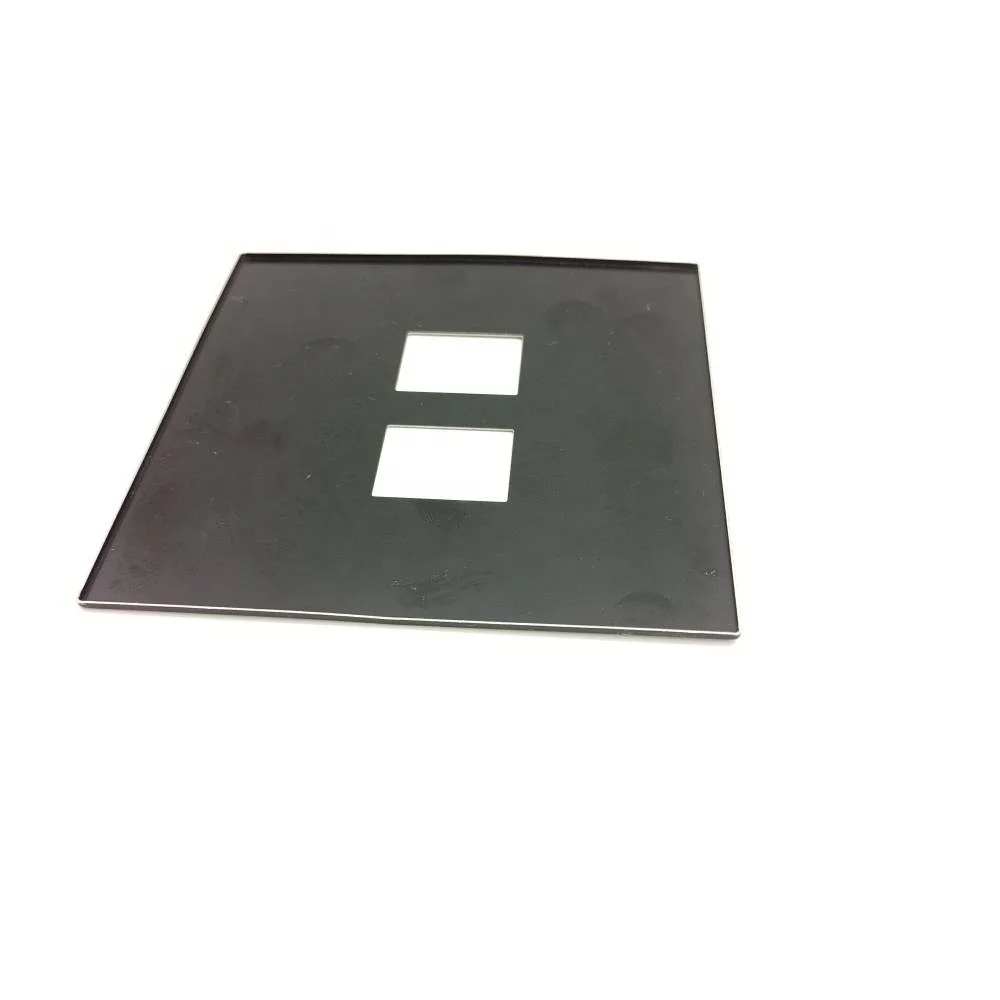 custom OEM stamping metal Aluminum Bezel frame Window for LCD, LED, TFT Displays