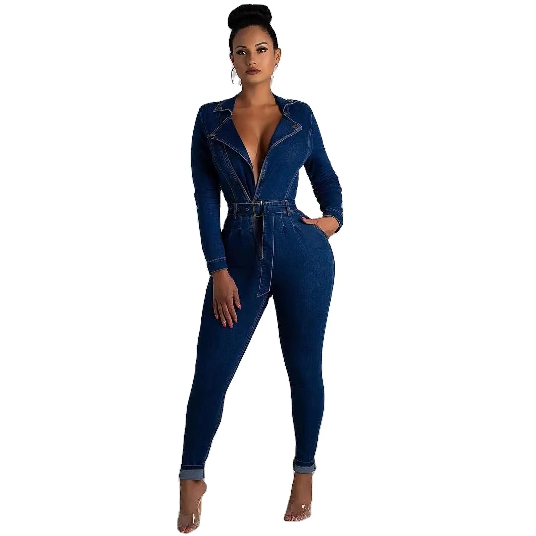 Good Selling Africa denim jumpsuit women elastic force pantalon jean pour femme girdle jeans pants for women