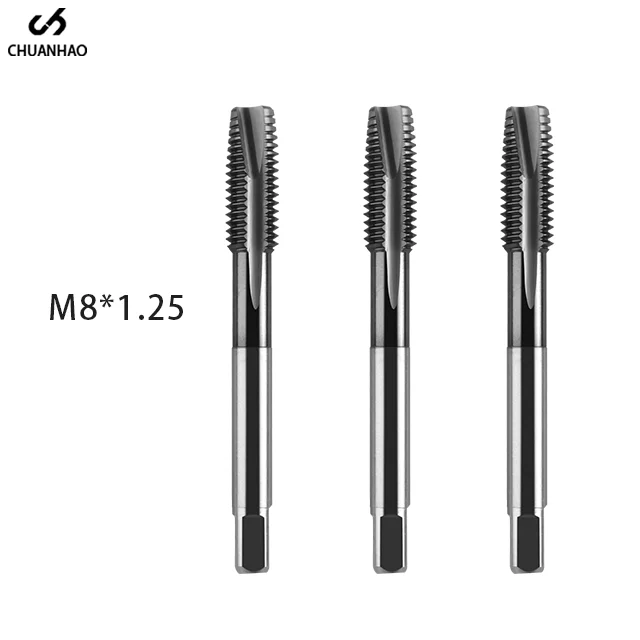 Стандартная машина CH HSSE-M35 JIS M8 * 1 25 спиральный точечный кран JP метрическое покрытие резьбовые режущие инструменты
