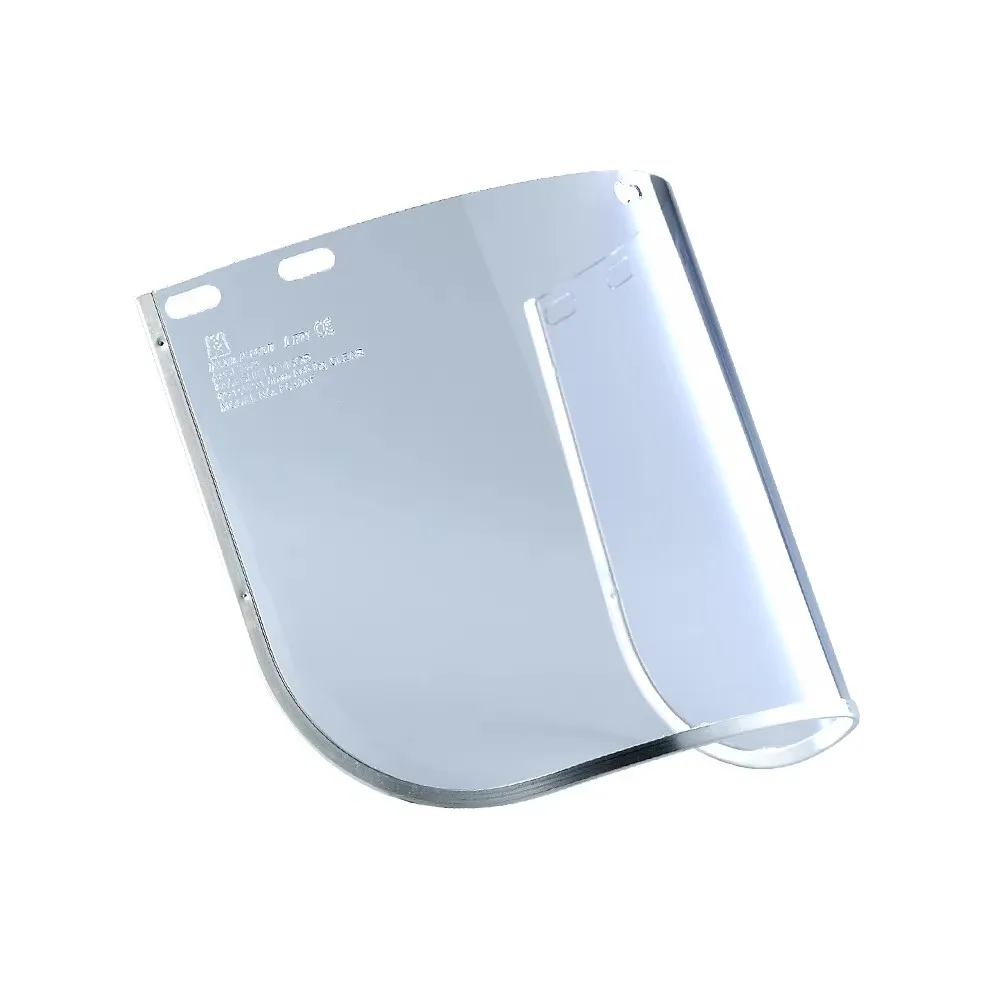 FC48AF Factory price high quality transparent permanent anti-fog security face shield   Face Shield Visor