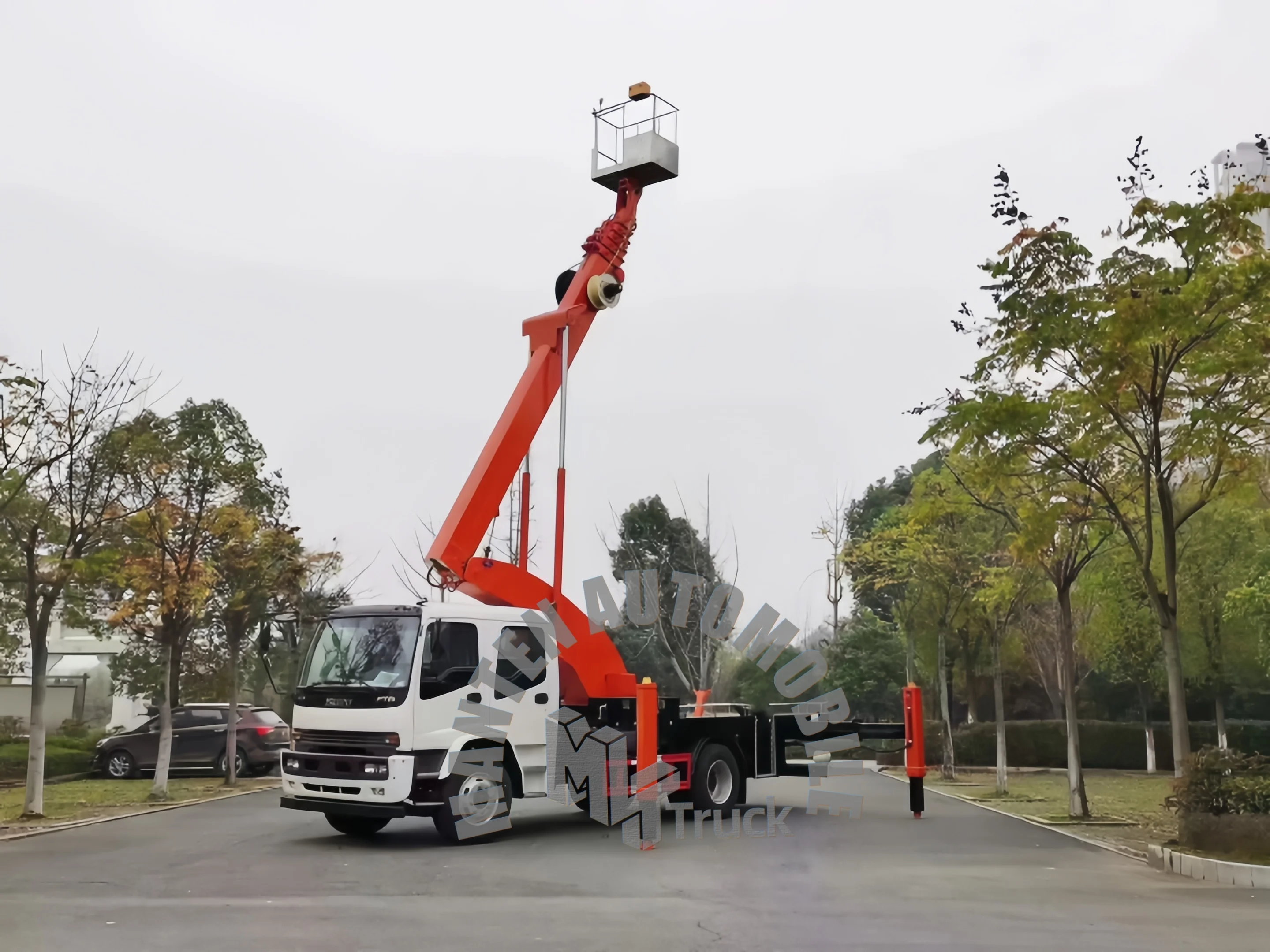 Высокое Качество I SUZU 4*2 Прямой Рычаг с повышенным доступом платформа стрелой высокого подъемного оборудования