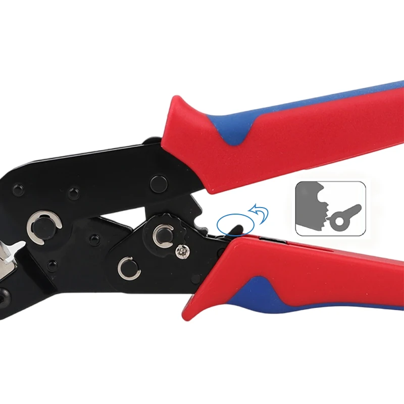 Sawtooth Hand Hardness 5 Jaws Adjustable Ratchet power Electrical Wire Ferrule Terminal Crimping Tool SN-58B pliers