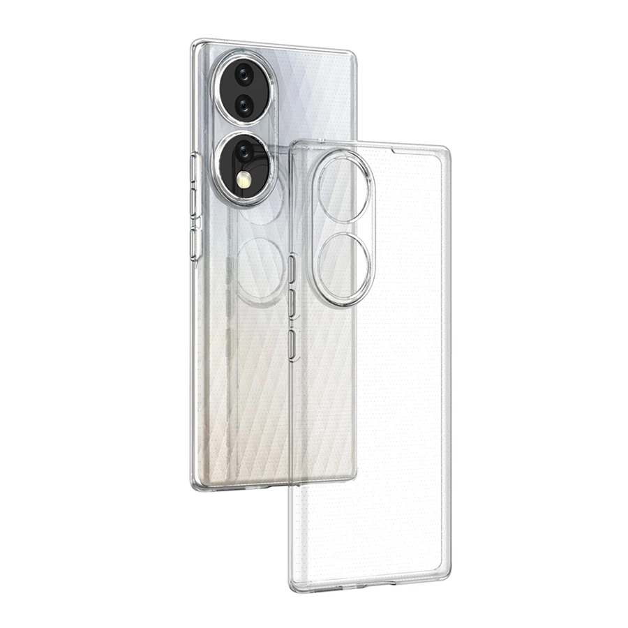 For Honor 70 Clear Case, Ultra Thin Slim Fit Anti-Scratch Transparent Flexible Soft TPU Mobile Cover Phone Case For Honor 70 Pro