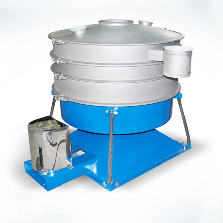 Food Grade Circular Vibration Screen Grain Sorting Sieve Machine Polyethylene Powder Vibrator Sifter