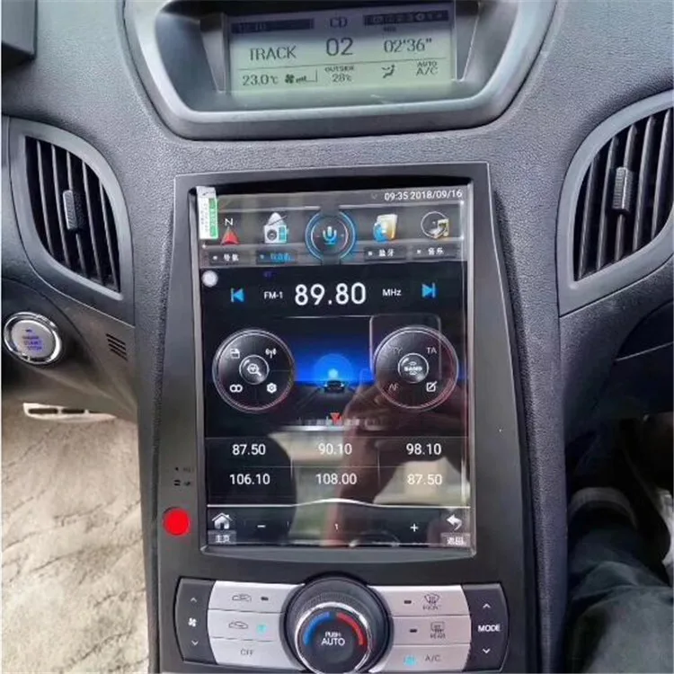 Мультимедийный автомобильный Dvd-плеер на Android, 10,4 дюйма, для Hyundai Rohens Genesis Coupe, GPS-навигатор, Octa, 64 ГБ