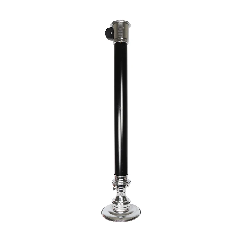 PINNOVO flexible smoke exhaust korean bbq grill extractor electroplating bbq lifting exhaust smoke pipe for restaurant