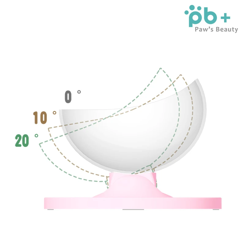 
Wholesale Cute Plastic Pet Feeder Cat Food Bowl Adjustable High Quality Cat Bowl 