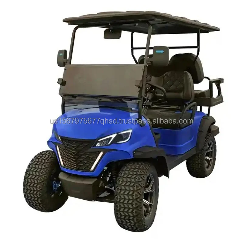 4/6 Person Competitive Prices Electric Utility Golf Cart 72V Lithium Battery Off Road Electric Street Legal Golf Cart Buggy