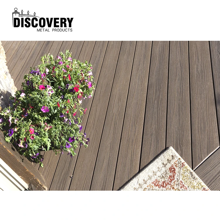easy installation wood plastic composite outdoor decking board decking wpc floor deck