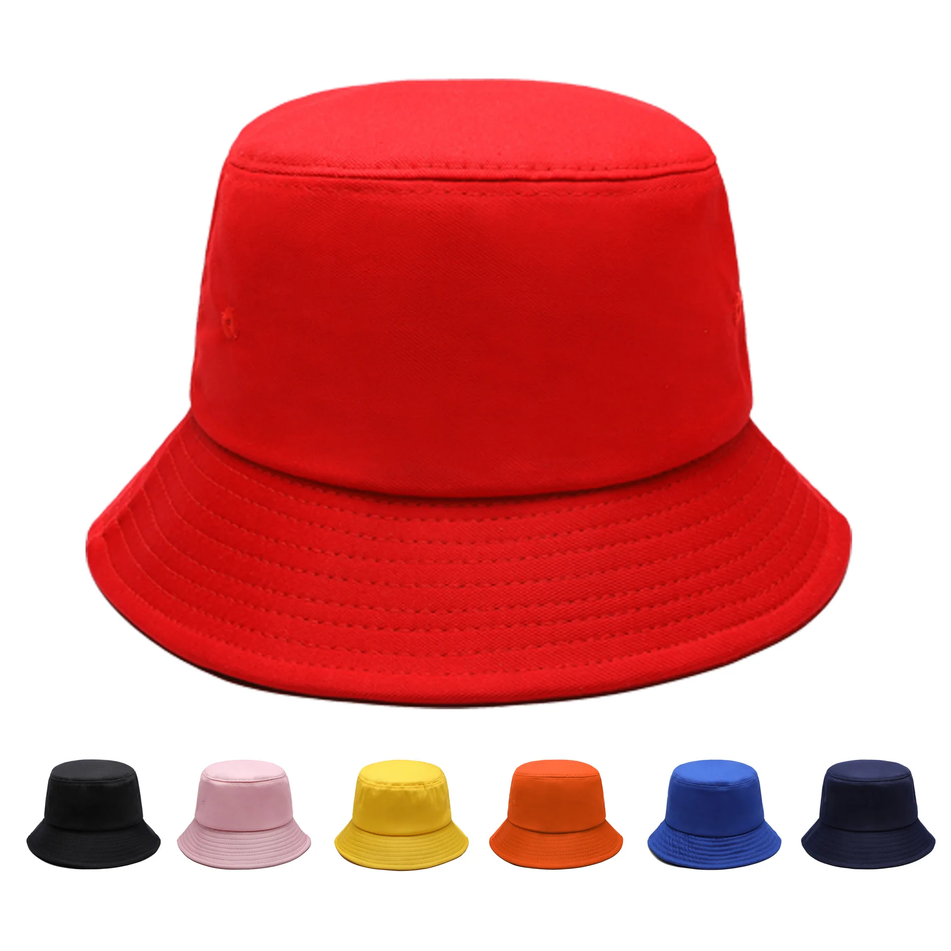 2024 Hot sale Customized logo printing logo bucket hat with logo embroidery printing basin cap with embroidery  sublimation