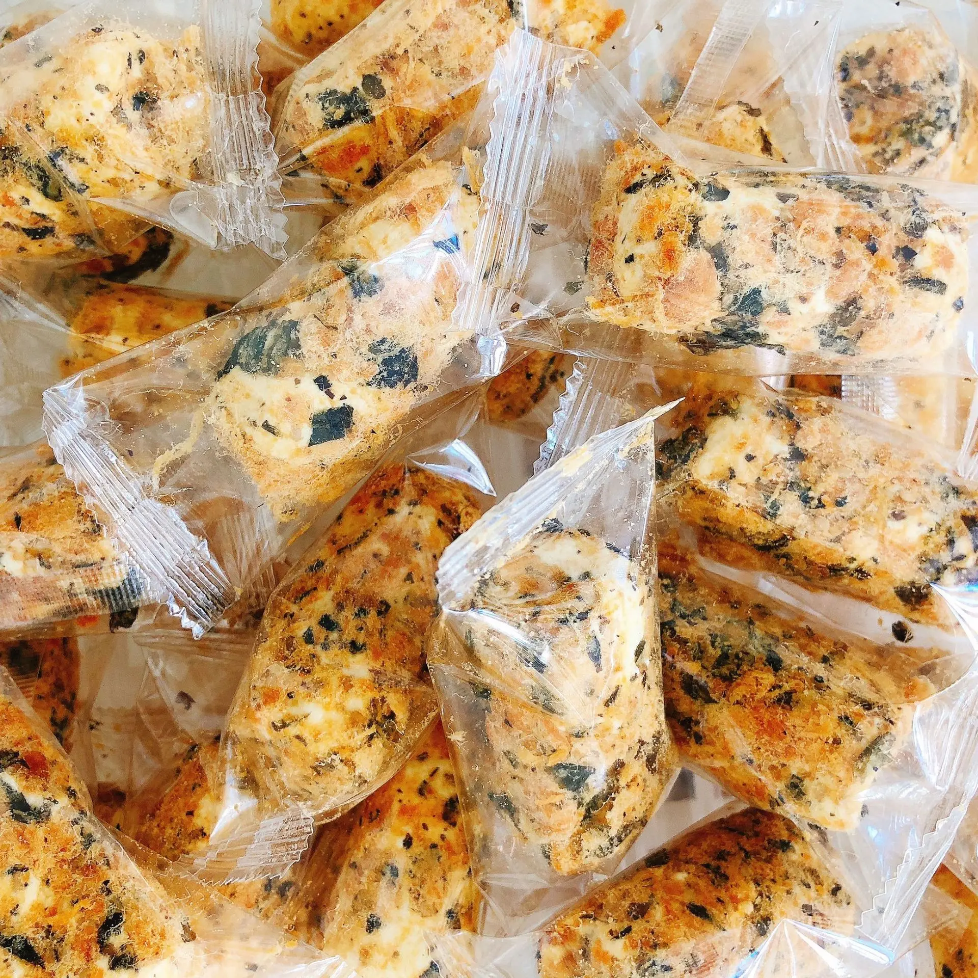 Pastry Rolling Cookies With Pork Floss Mango Coconut