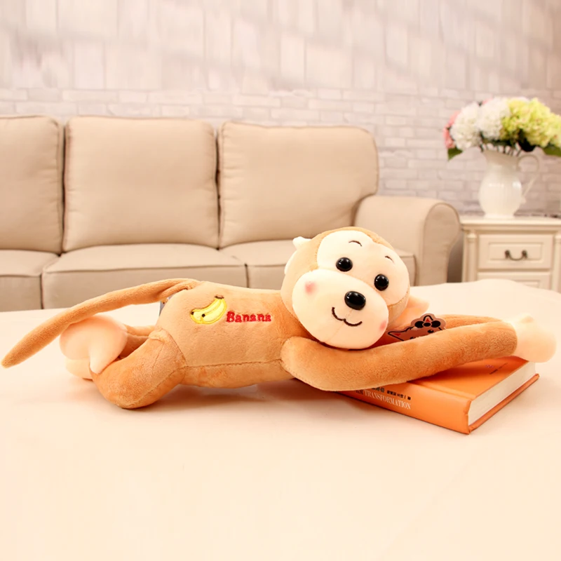 Custom cheap long arms and legs plush monkey stuffed animal plush toys