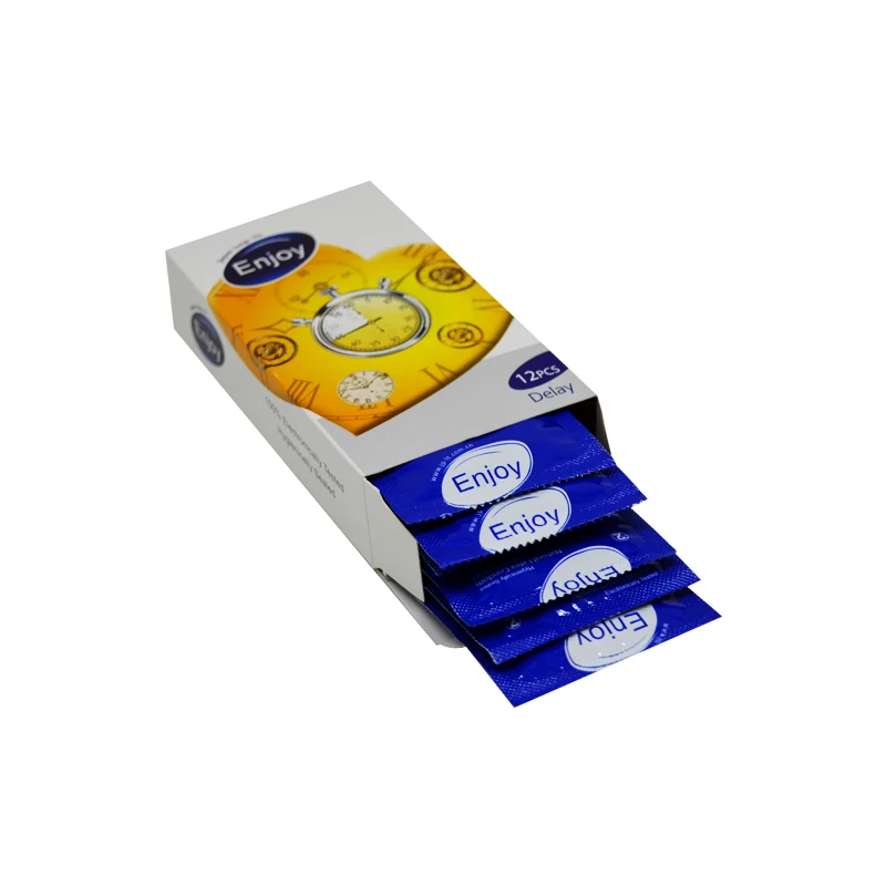 Custom Made Delay Ejaculation Safer Contraception Penis Sleeve Ultra Thin Condoms Sex Latex Natural Rubber Condoms