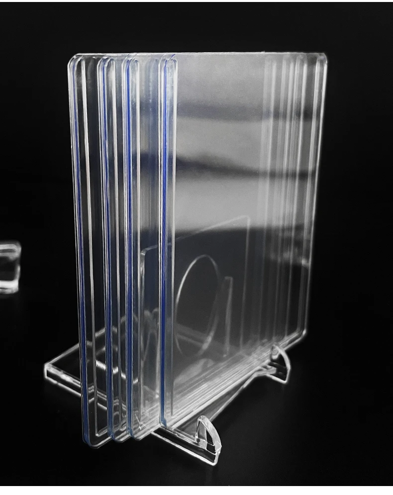 Custom Card Holders Top Loads for Cards PVC Clear Plastic Card Protector for Sports Cards/Game Cards/IP Cards