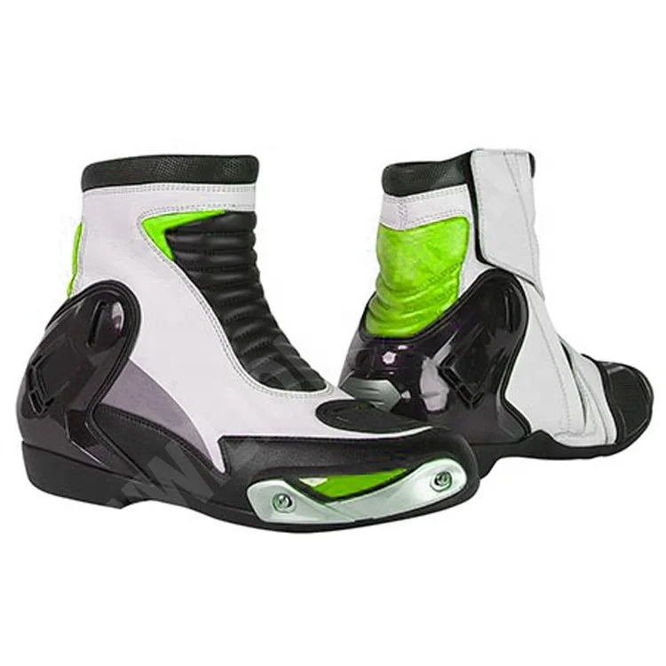 Спортивные кожаные мотоциклетные ботинки